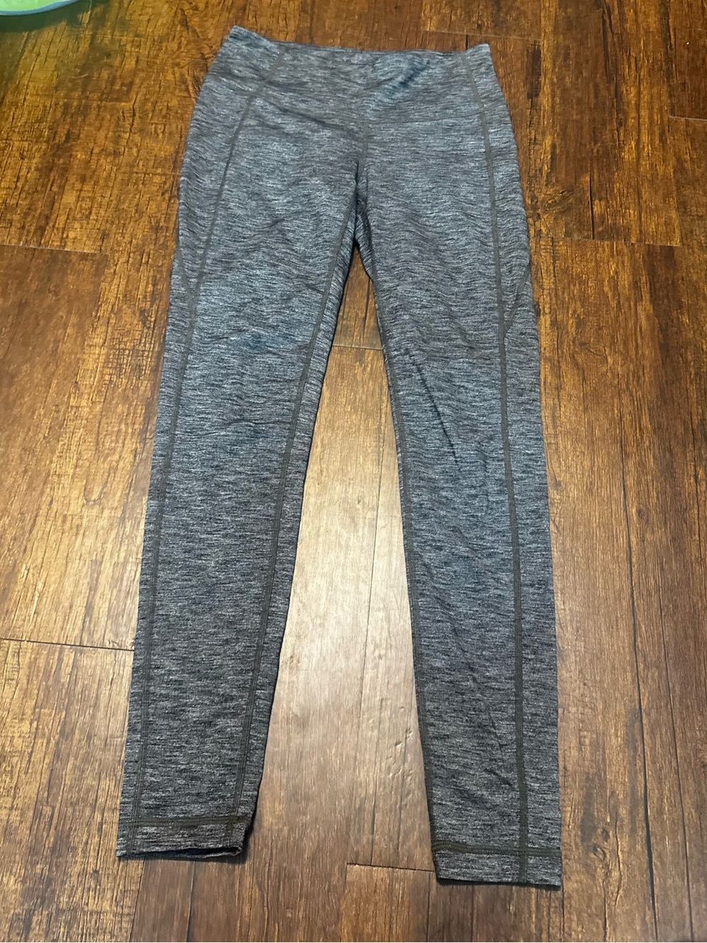 Athleta Dark Gray Heather Performance Leggings Full Length